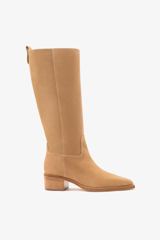 Florencia Boot Peanut Suede Boot Larroudé