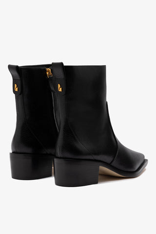 Florencia Low Boot In Black Leather