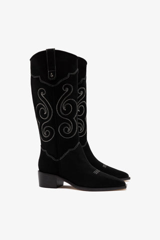 Paloma Boot In Black Suede
