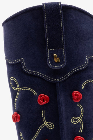 Paloma Boot In Navy Suede