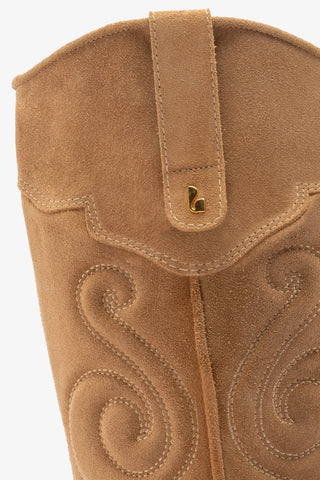 Paloma Boot In Peanut Suede