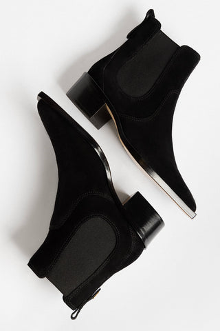 Valentina Boot Black Suede