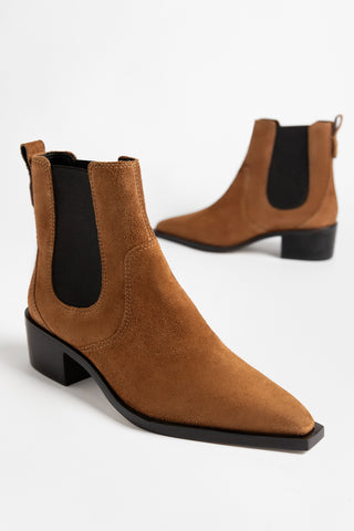 Valentina Boot Burnt Umber Suede