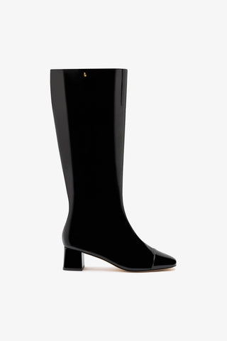 Edie Boot In Black Patent Leather