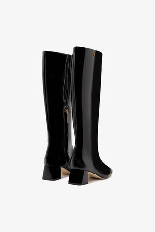 Edie Boot In Black Patent Leather