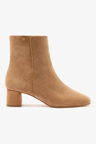 Mini Edie Boot In Peanut Suede