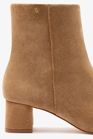 Mini Edie Boot In Peanut Suede