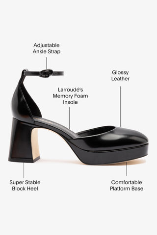 Ari Verona Low Pump In Black Box Leather