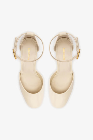 Ari Verona Low Pump In Ivory Box Leather