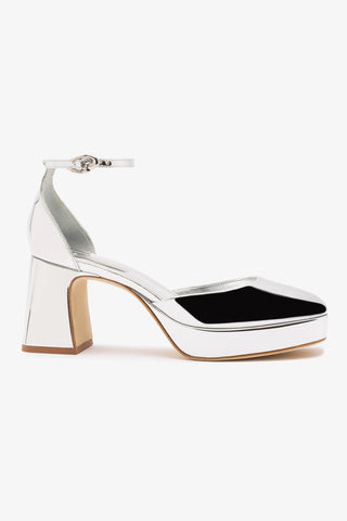 Ari Verona Low Pump In Silver Specchio