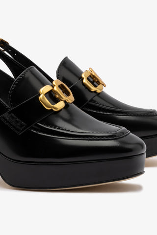 Harrington Loafer Low In Black Box Leather