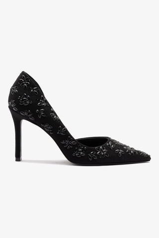 Larroudé x CPPXO D'Orsay Pump In Black Denim