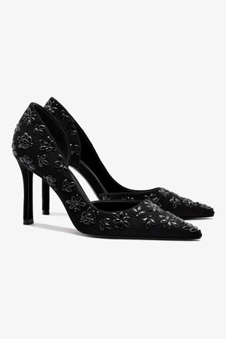Larroudé x CPPXO D'Orsay Pump In Black Denim
