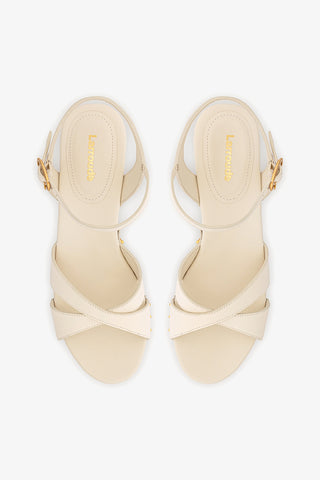 Talitha Sandal In Ivory Leather