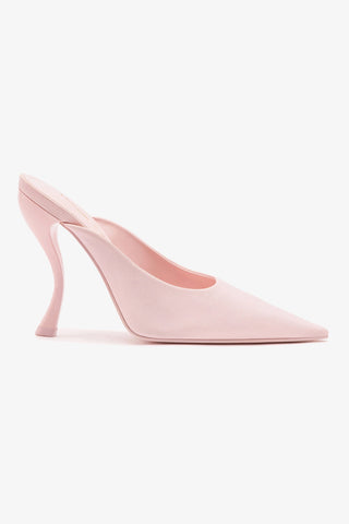 Larroudé by Nicolò B. Inna Mule In Strawberry Satin