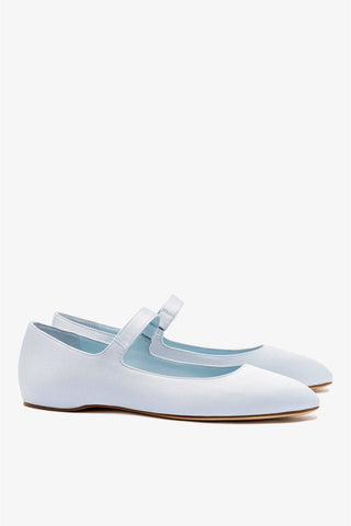 Larroudé by Nicolò B. Maria Ballet Flat In Maya Satin