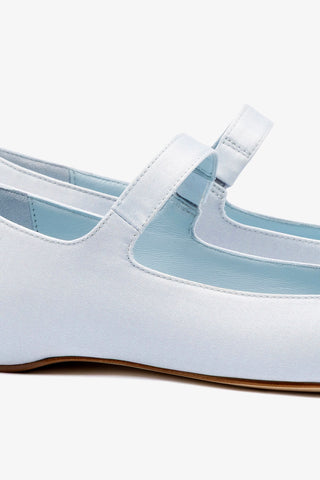 Larroudé by Nicolò B. Maria Ballet Flat In Maya Satin