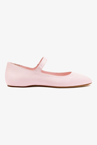 Larroudé by Nicolò B. Maria Ballet Flat In Strawberry Satin