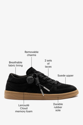George Sneaker Black Suede