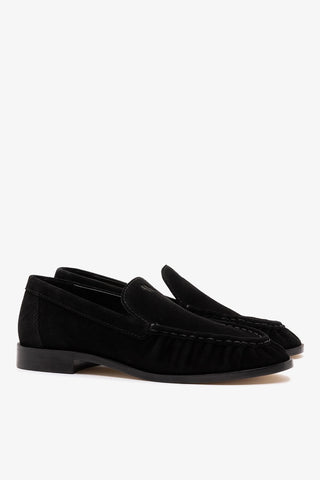 Margaux Loafer In Black Suede