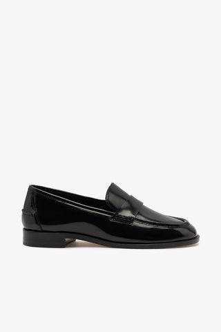Larroudé x Parke Loafer In Black Box Leather