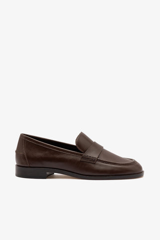 Larroudé x Parke Loafer In Brown Leather