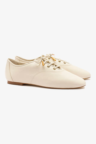Liza Sneaker In Ivory Leather