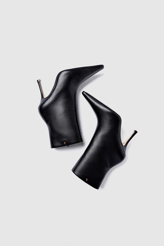 Mini Carine Boot In Black Leather