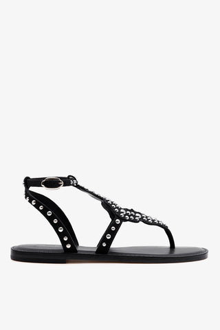 Fiorella Sandal In Black Suede