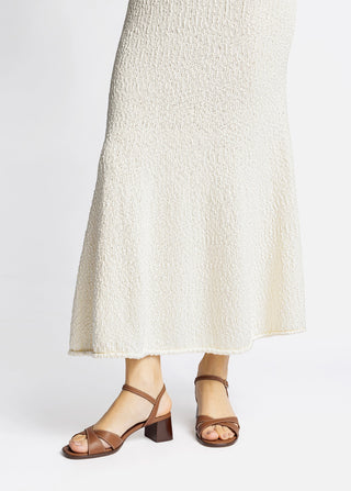 Roma Sandal In Vegetale Caramel Leather