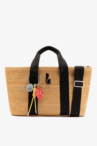 Americana Tote Bag In Natural Raffia