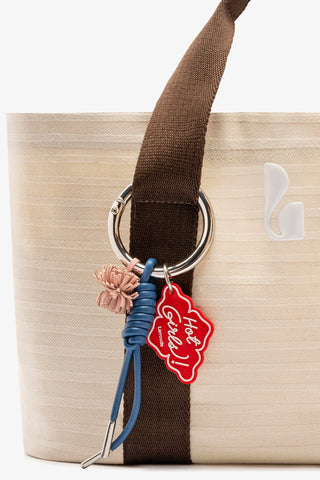 Americana Tote Bag In Ivory Awning Stripe