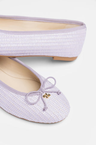 Pavlova Ballet Flat Iris Raffia Ballet Larroudé