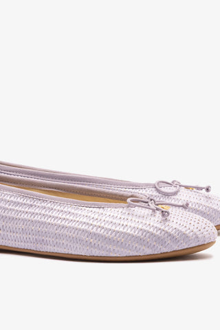 Pavlova Ballet Flat Iris Raffia Ballet Larroudé