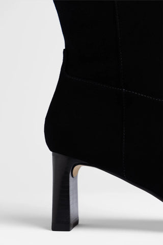 Alexis Boot Black Suede Boot Larroudé