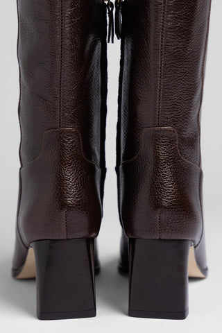 Alexis Boot Brown Leather Boot Larroudé