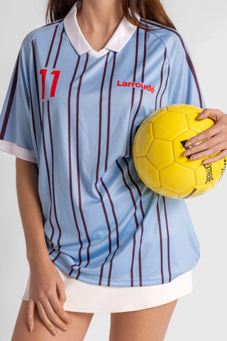 Larroude Jersey Blue — Larroudé