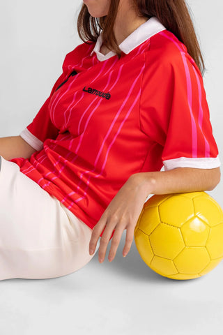 Larroude Jersey Red — Larroudé