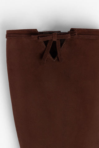 Hailey Boot Brown Leather Boot Larroudé
