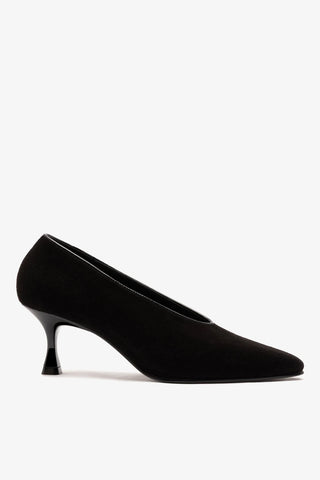 Cambon Pump Black Suede Pump Larroudé