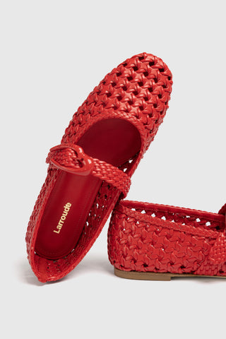Verona New Macrame In Scarlet Leather