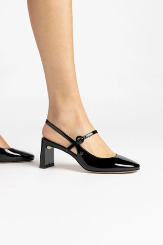 Georgina Pump In Black Patent Leather