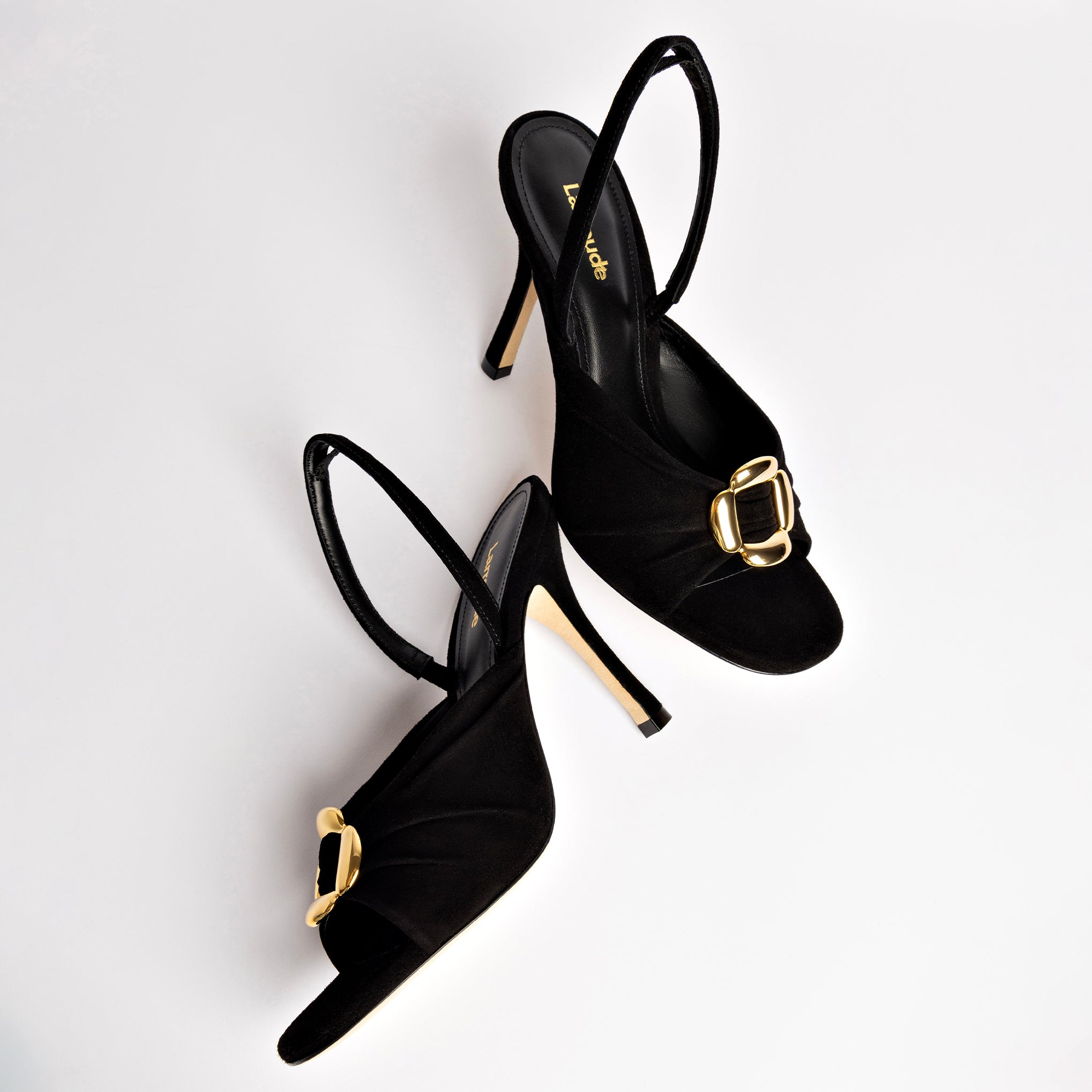 Mayfair Sandal In Black Suede