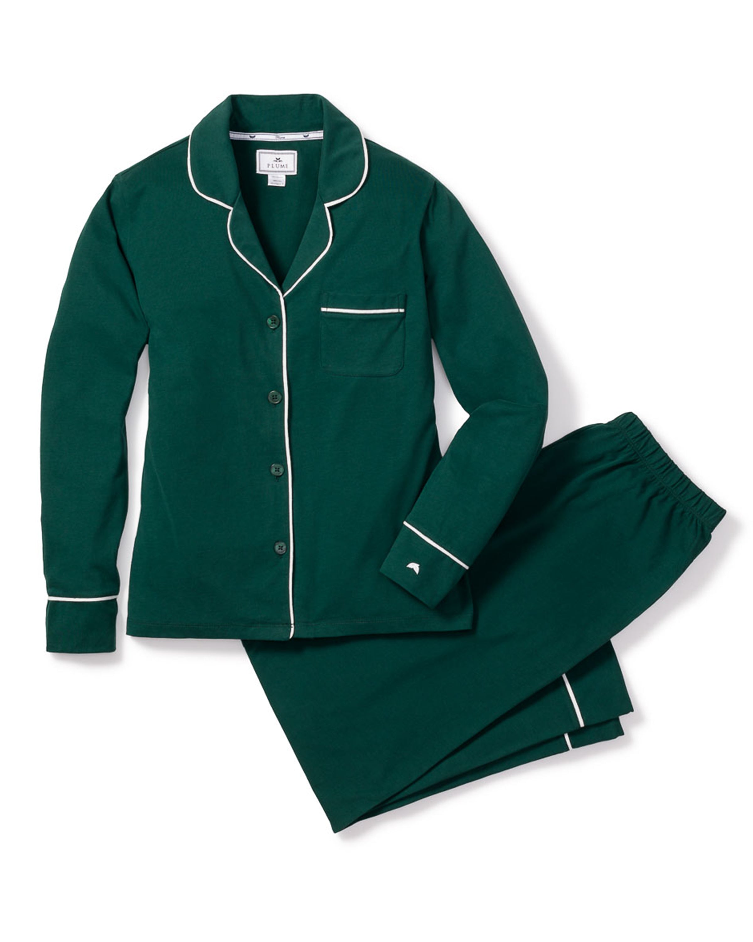 Luxe Pima Evergreen Pajama Set