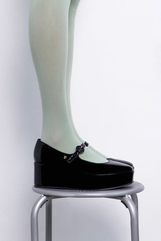 Blair Flatform In Black Patent Leather