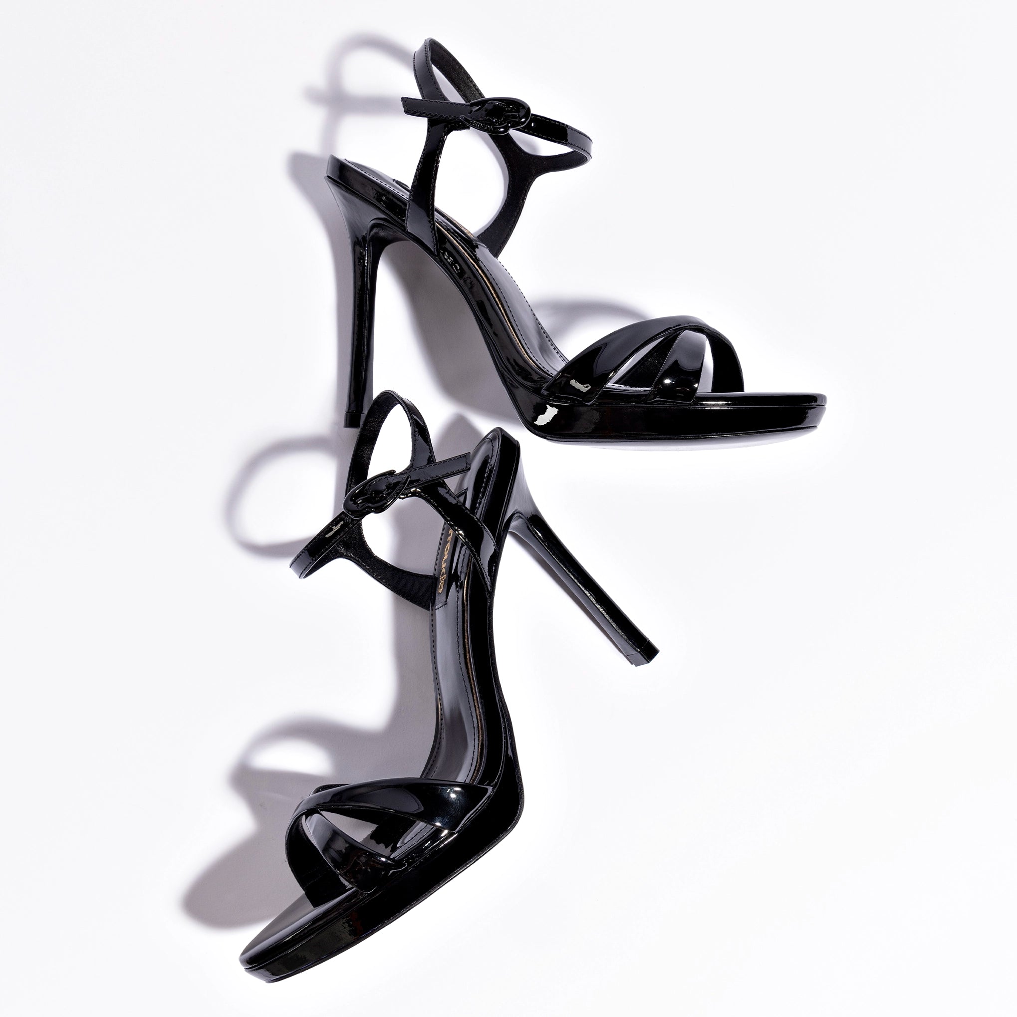 Angelina Sandal In Black Patent Leather