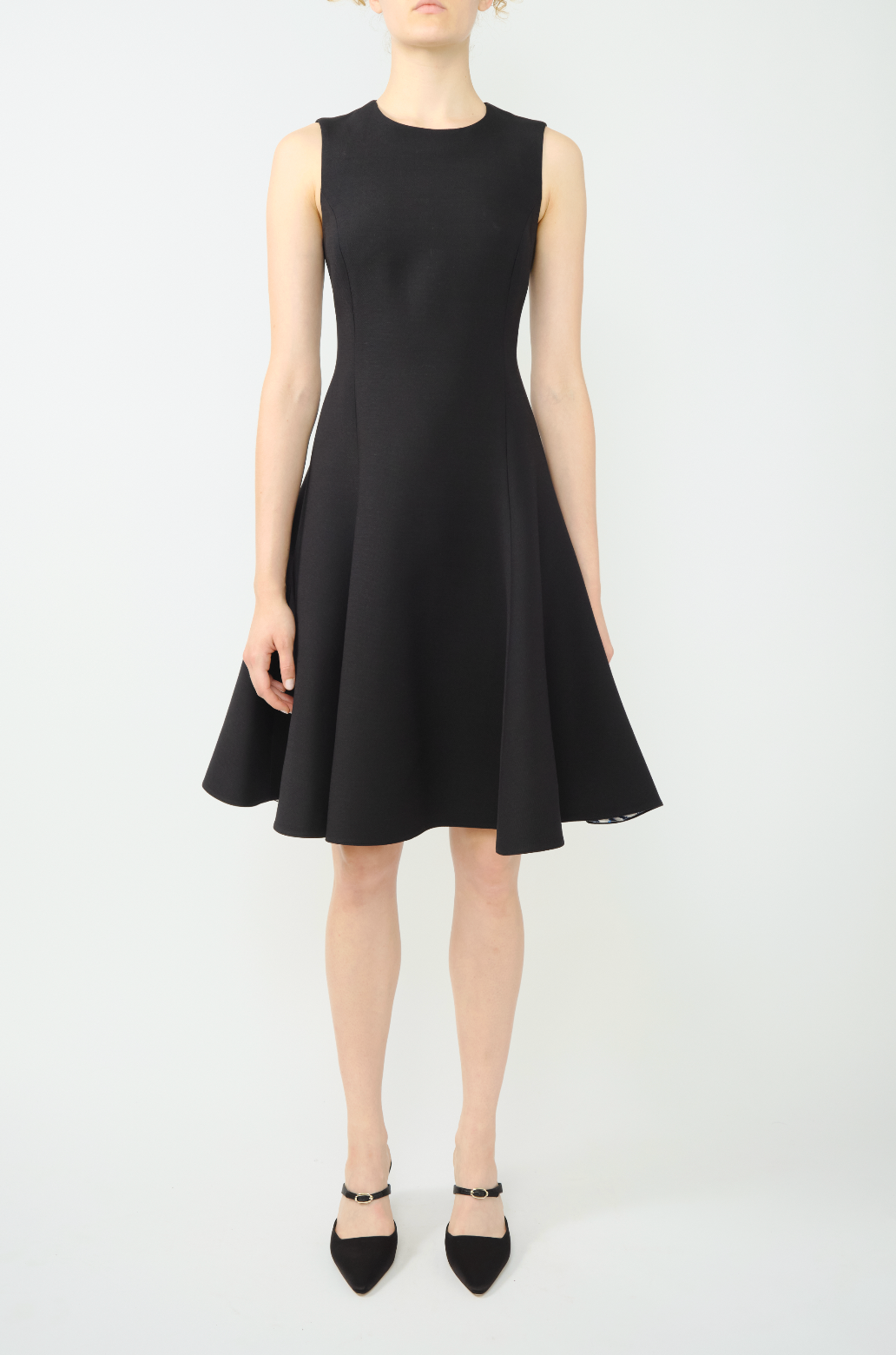 Black Silk Wool Dress