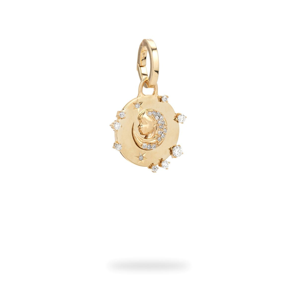 Zodiac Diamond  Virgo Hinged Charm