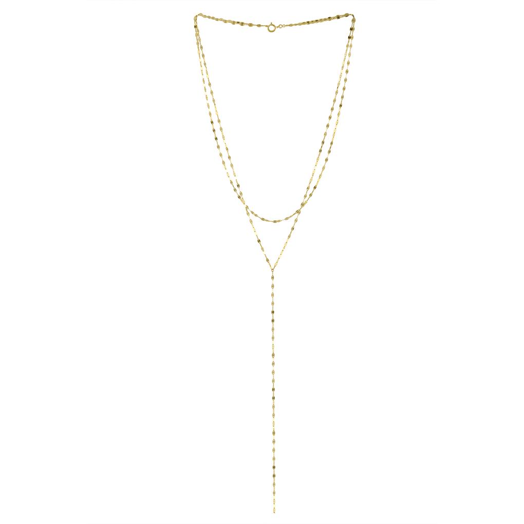 Olivia Double Y Necklace