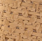 Natural Raffia and Beige Leather